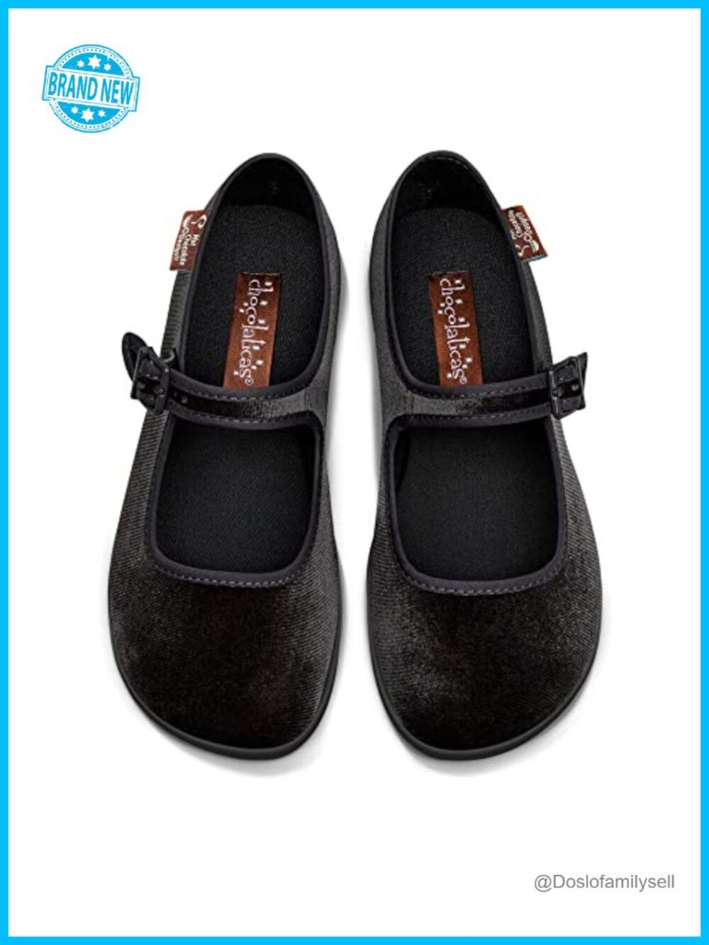 Velvet Mary Jane Statement Flats Cushioned Arch Support Vegan
